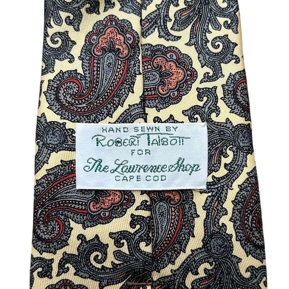 Robert Talbott The Lawrence Shop Cape Cod Paisley Silk Tie One Size Luxury Boho - Picture 3 of 6